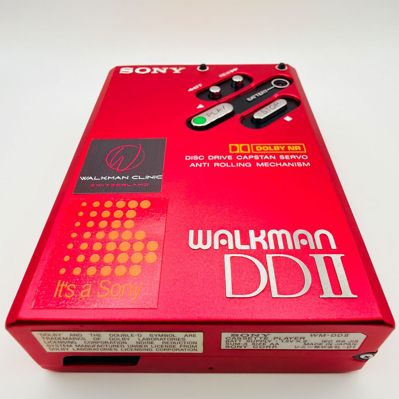 Sony Lettore multimediale portatile: Sony Walkman WM-DDII rot #314 – Usato da Vorderthal venduto da WalkmanClinic 3