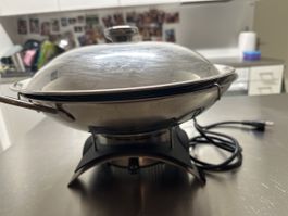 Sigg Wok Set elektrisch mit Deckel und Gitter gebraucht