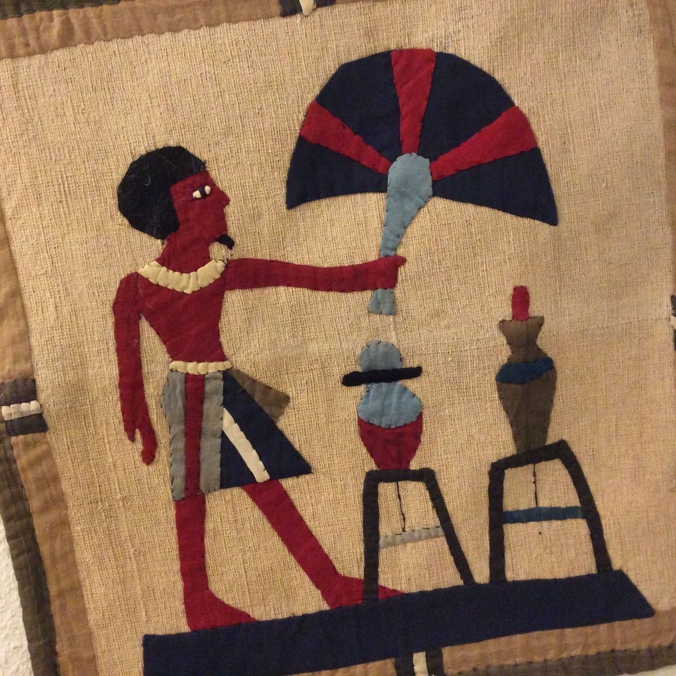 Dipinti: Appliqué de Tissus - Egypte – Usato da Genève venduto da edelweiss1900 2