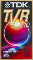 Video Kasetten VHS TDK TVR-240 Video Kasetten