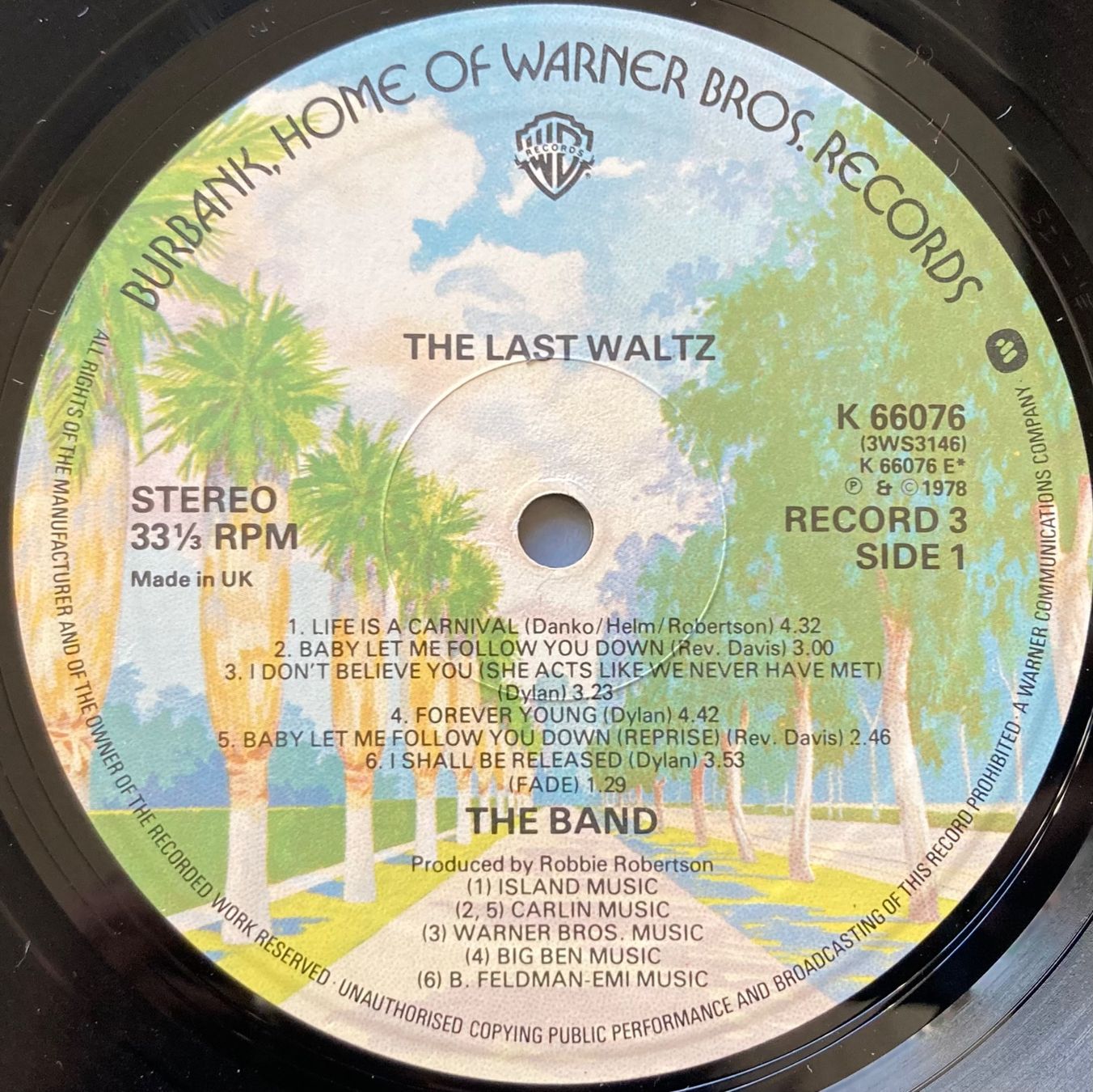 Schallplatten: THE BAND - THE LAST WALTZ – Gebraucht aus Poliez-Pittet von Newtown-Records 8