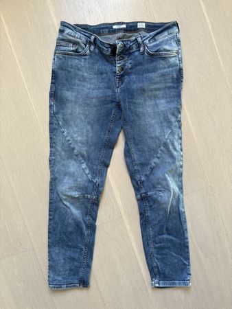 Mustang Jeans Jasmin Slim Fit blau Medium Rise Damen