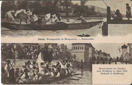Karte Zürich (Hirsebreifahrt 1911)