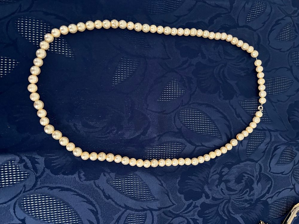 Perlenkette Aus 925er Sterlingsilber – Perfekt Als Geschenk Für Mama, Frau Oder Freundin Zu Weihnachten & Co.