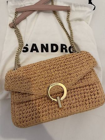 Sandro Paris Tasche  geflochtenes Modell mit GoldDetail
