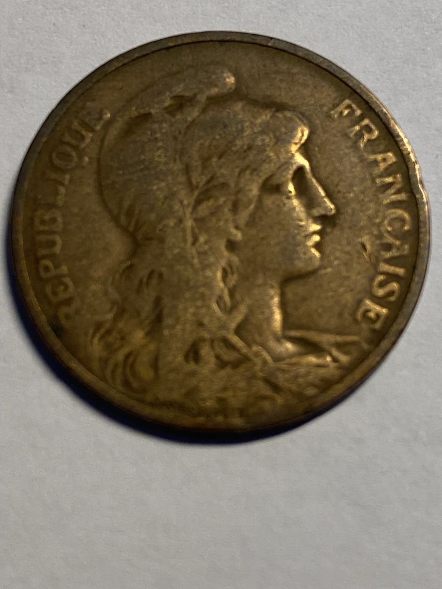 Tutti le monete: France, 5 centimes 1908 bronze – Usato da Corsier-sur-Vevey venduto da Ginoarturo