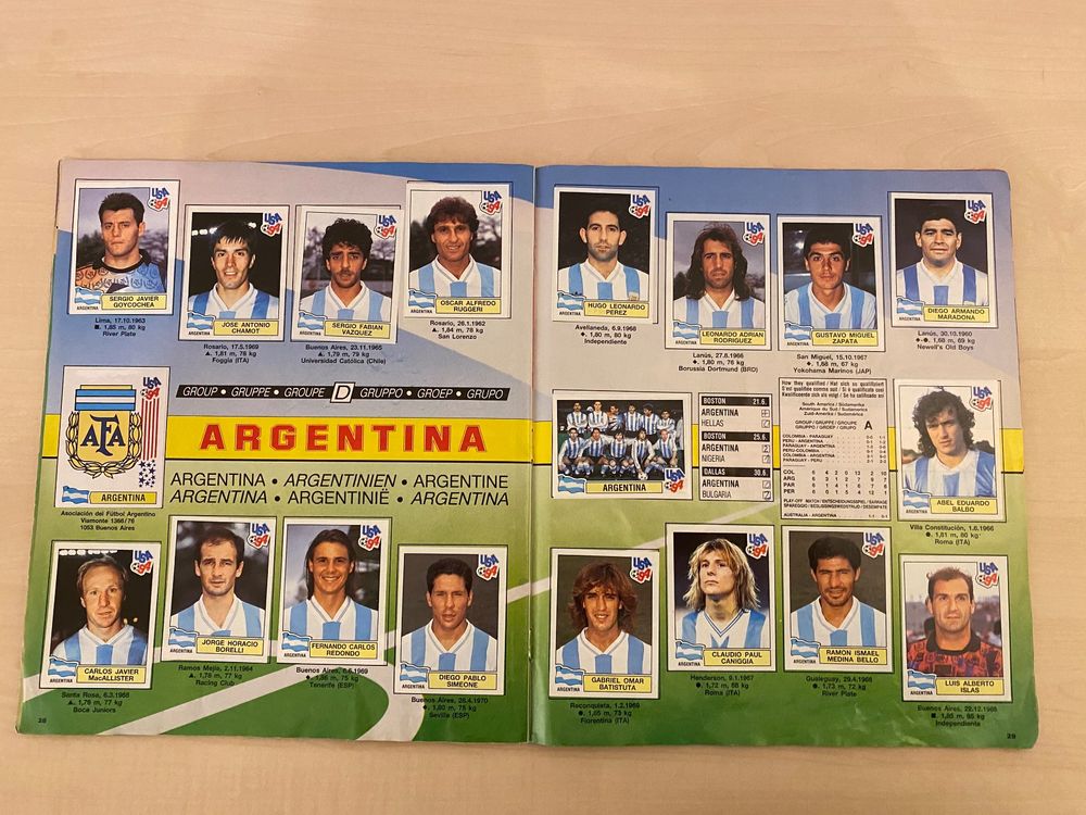 Original Panini Album FIFA WM 1994 USA, Komplett | Kaufen Auf Ricardo