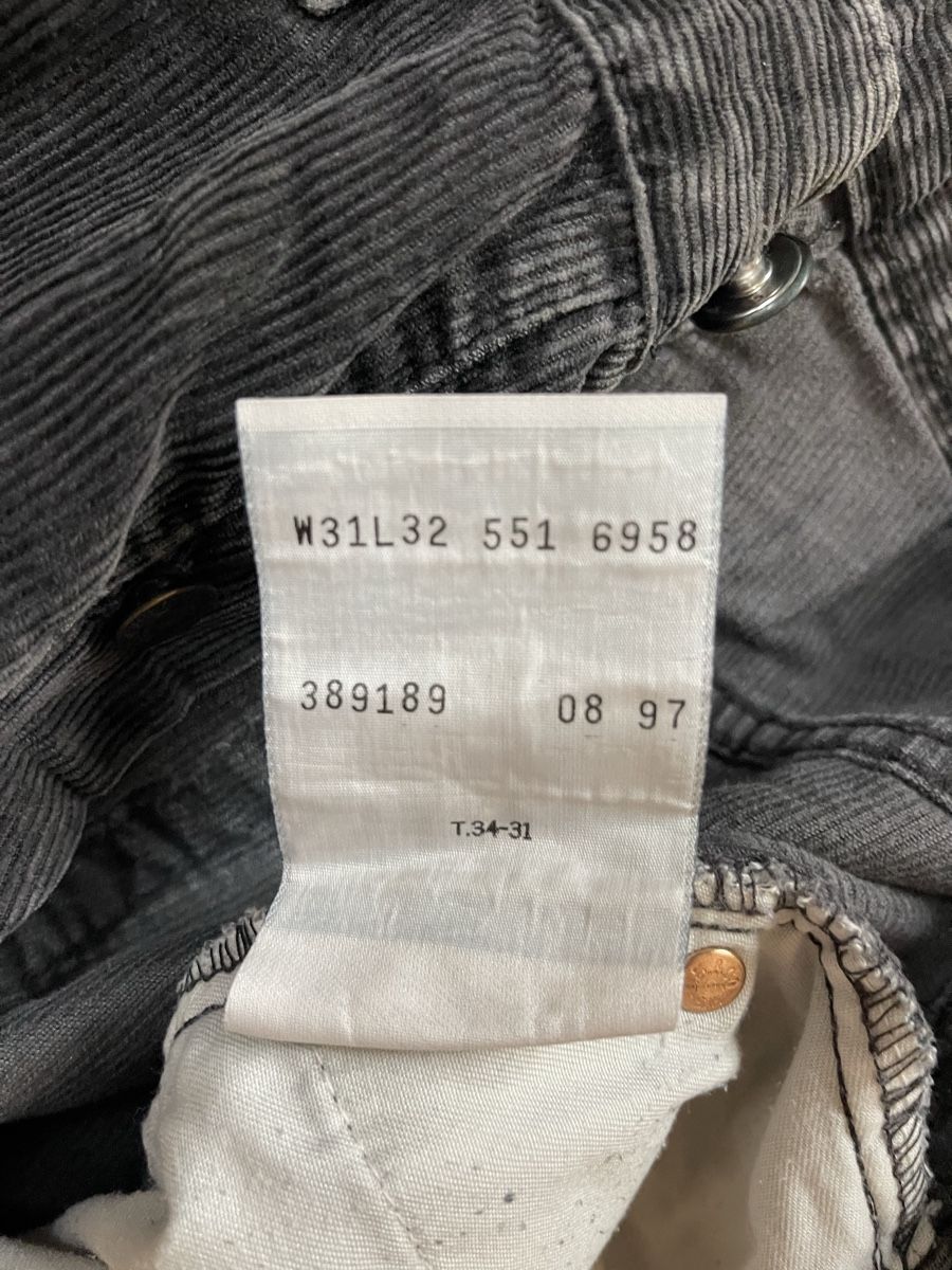 Levi's Jeans: Levis Jeans 551 W31 L32 Black – Usato da aarburg venduto da maximus1950 3