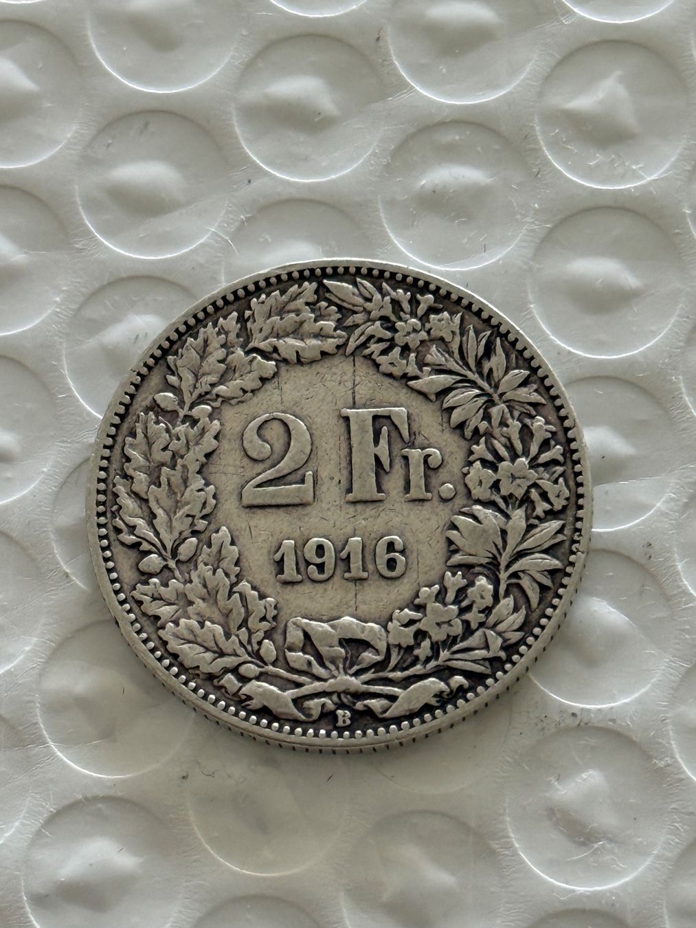 Tutti le monete: 2 Franken 1916  Rar – Usato da Wallisellen venduto da SWISS_SILVER1 1