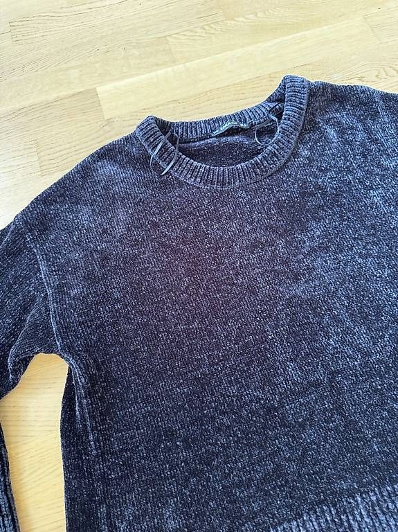 Pulls & Sweat-shirts: Chenille Pullover - Gr. M - Dunkelblau – D'occasion à Effretikon par alicebrunner 2