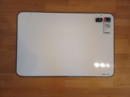 Whiteboard BIC Velleda mit Stiften und Schwamm gebraucht