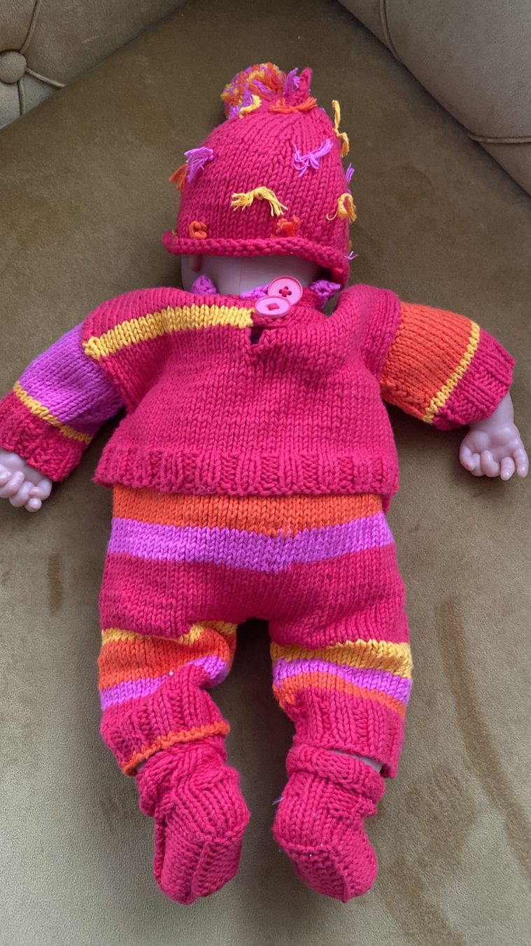 Poupées: gestrickte Puppenkleider, handarbeit – D'occasion à Dagmersellen par Arcticsnow2017 3