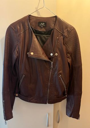 Veste en cuir Avant Premiere marron taille 36 occasion