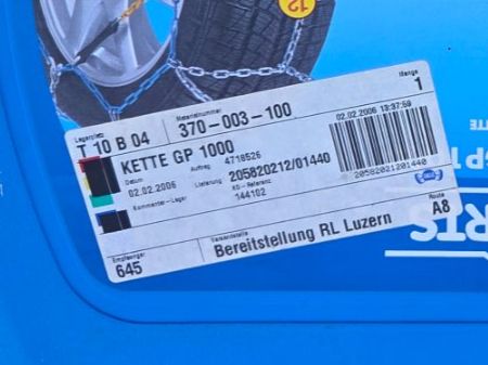 König Catene da neve: Schneeketten - Ringkette 100 – Usato da Hünenberg venduto da pma_dm5g 1