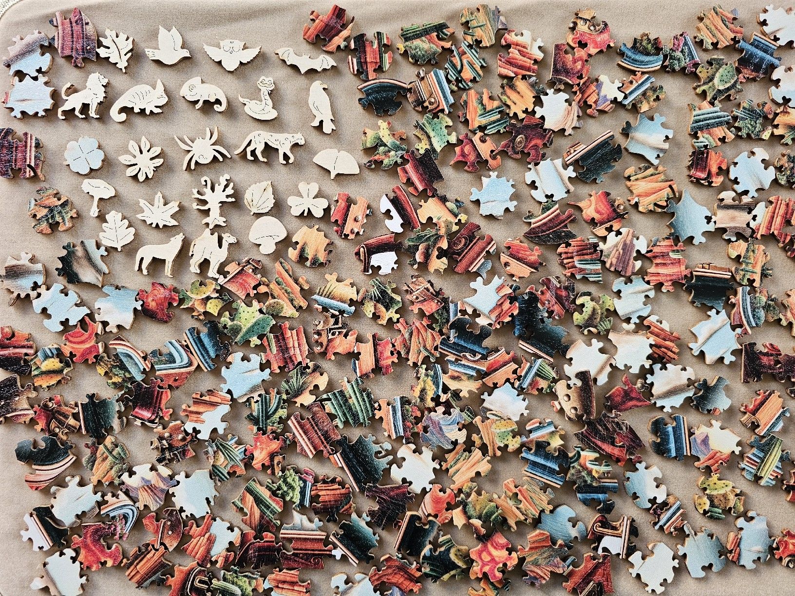 Puzzle: Holzpuzzle Wüste im Koffer"  Grösse A2 – Nuovo (secondo la descrizione) da Bütschwil venduto da Taranabo 2