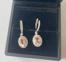 Weissgold 18ct. Morganit Ohrringe m. Brillanten von Suarez