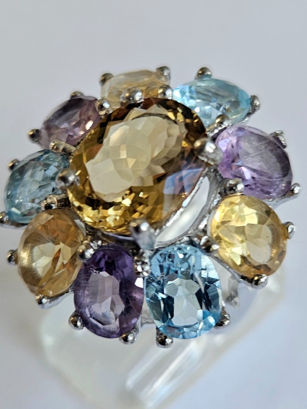 Anelli: Edelstein Fingerring Blume – Nuovo e nell'imballaggio originale da Zürich venduto da adriben 2