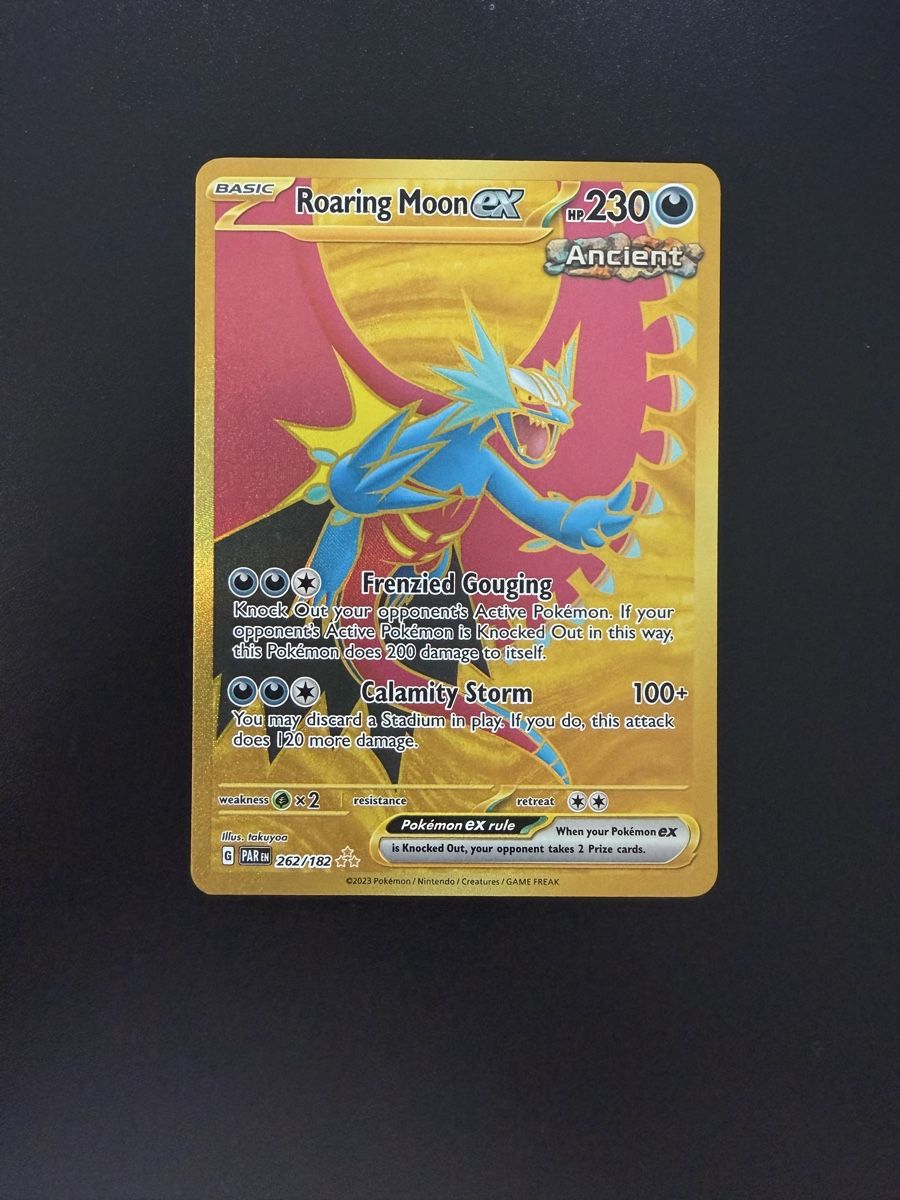 Pokémon Sammelbilder & Trading cards: Pokémon Roaring Moon ex PAR 262/182 EN – Neu (gemäss Beschreibung) aus Cademario von Yleeyle