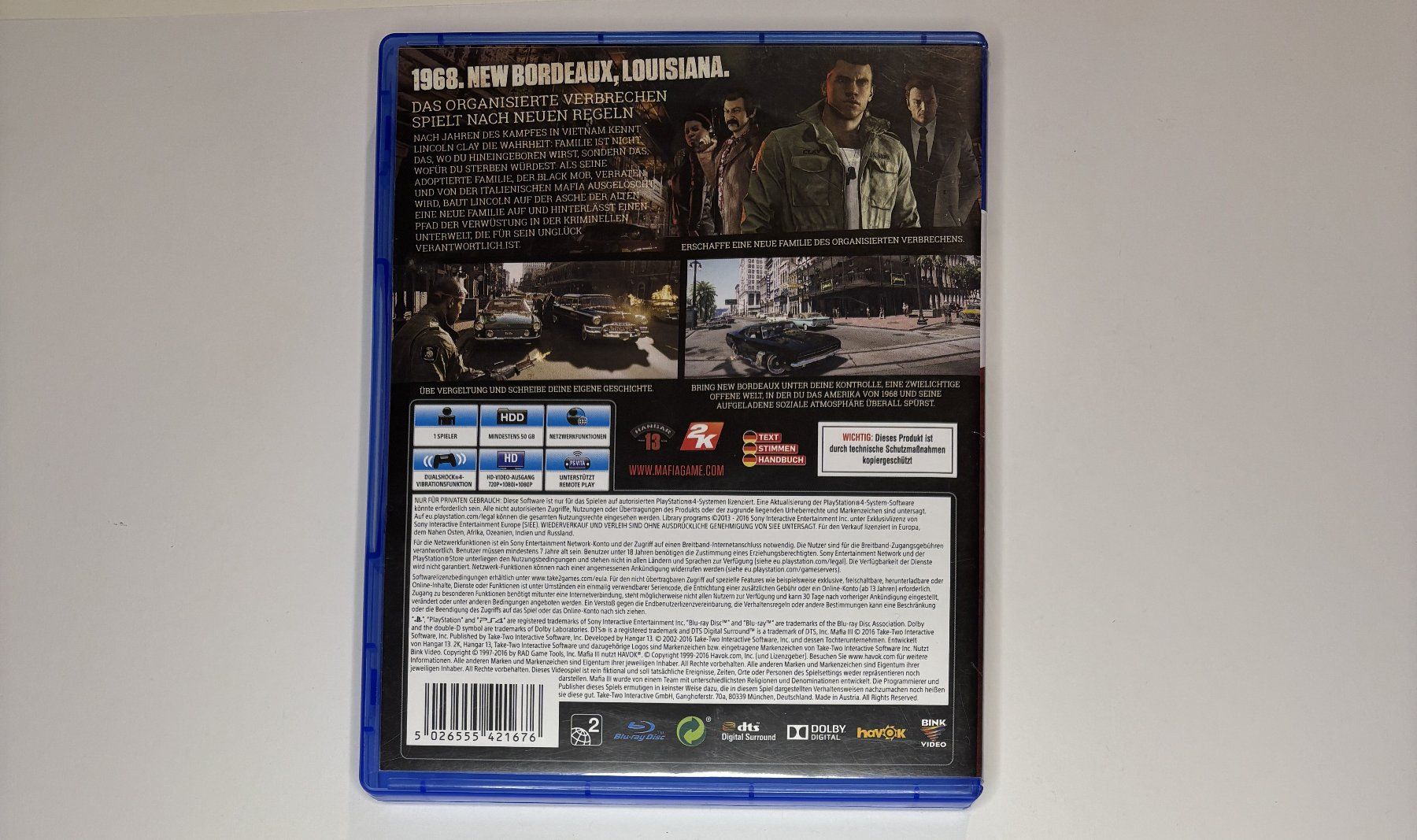 Giochi: PS4 - Mafia III – Usato da Allschwil venduto da Bullach 2