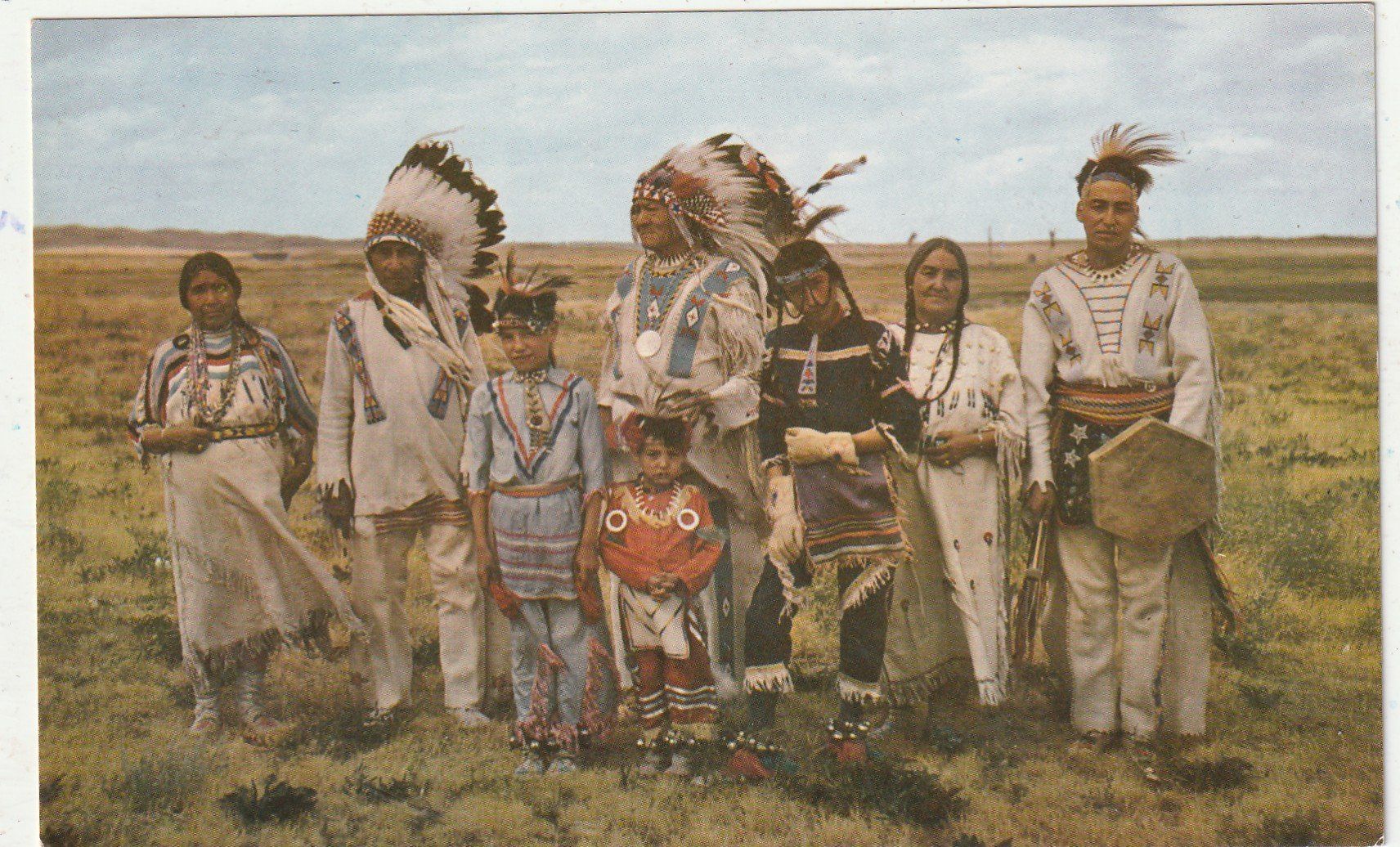 Cartoline postali: Indianer Familie? – Usato da Lumbrein venduto da made02