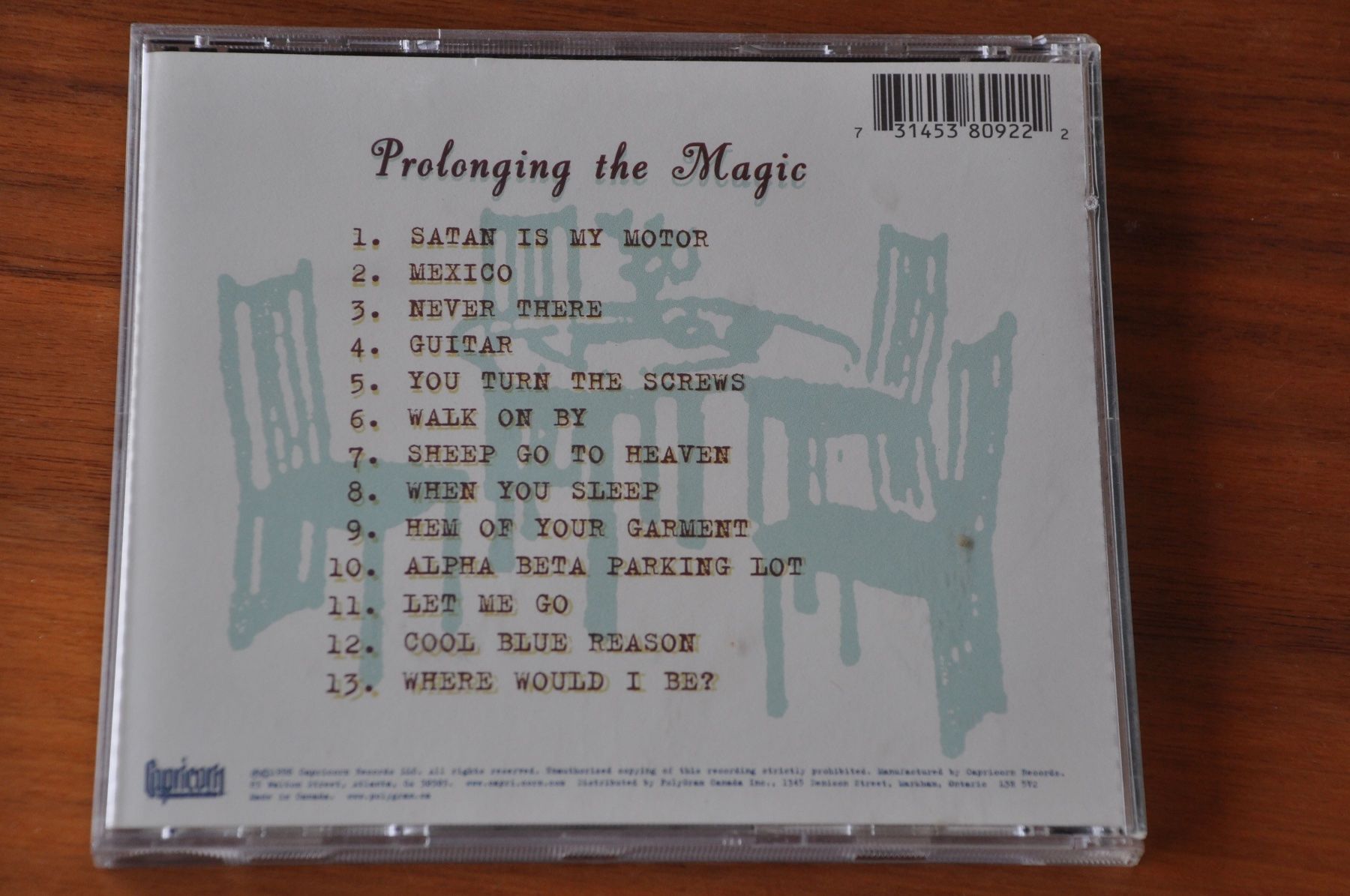 CD: Cake: Prolonging the Magic (CD; 1998) – Usato da Basel venduto da fido_mania 1