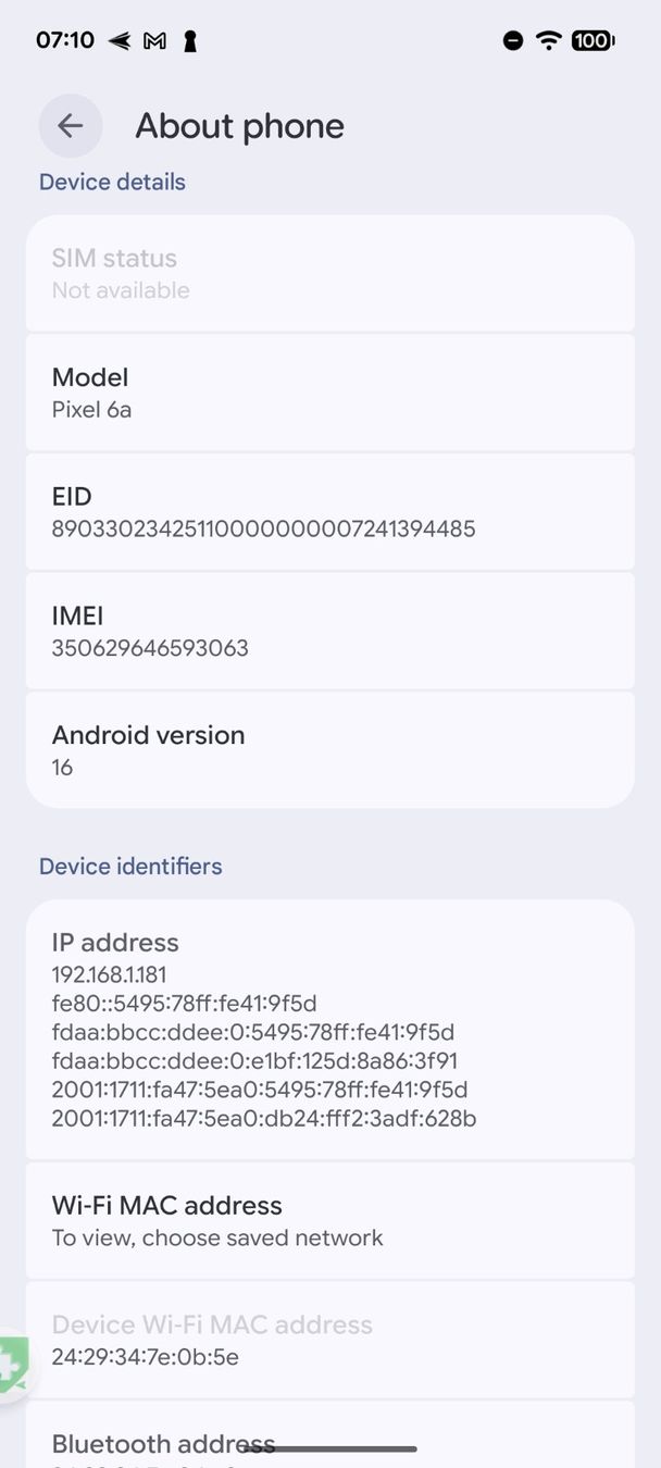 Google Telefoni cellulari / Smartphones: Pixel 6a 128GB Charcoal mit Android 16 – Usato da Zürich venduto da Joempie 5