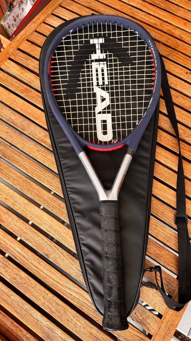 Head Raquettes: Tennisschläger HEAD Titanium mit Tragehülle – D'occasion à Baar par 001loulou 5