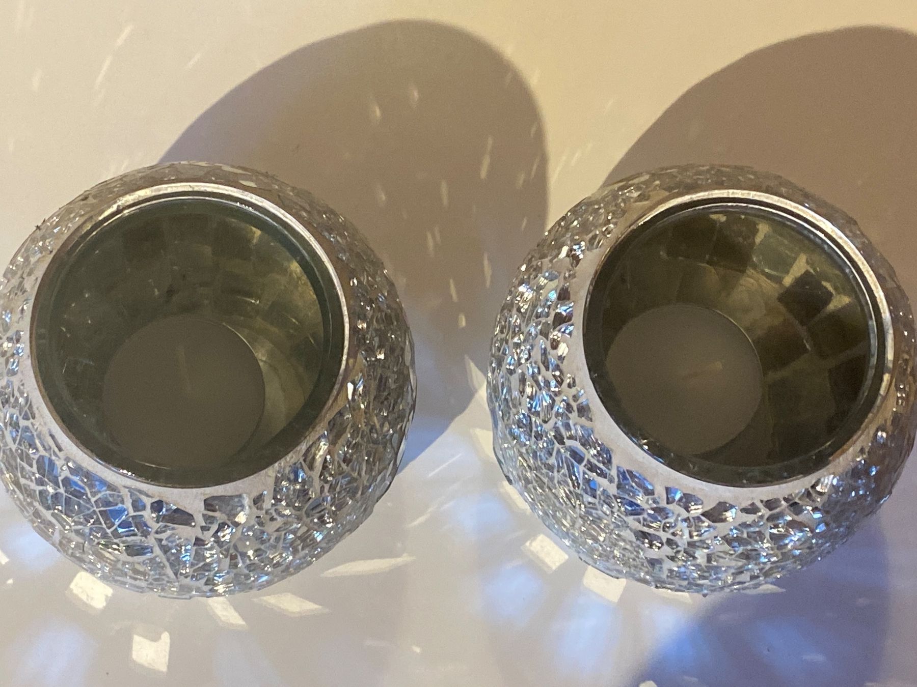 Portacandele: WINDLICHTER MOSAIK-SILBER,2ER-SET – Nuovo (secondo la descrizione) da Meienried venduto da ManuelaBoutique 5