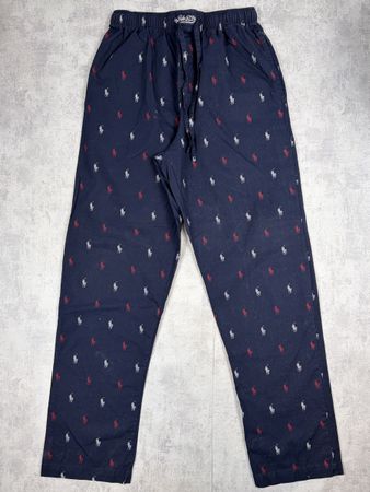 Pantalon pyjama Ralph Lauren bleu marine Multi logo - S #98