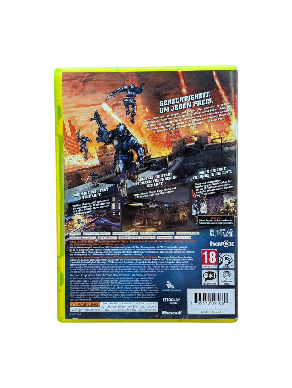 Microsoft Giochi: Crackdown 2 Xbox 360 – Usato da Domat/Ems venduto da IsseldorsShop 1