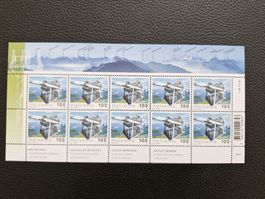 Stanserhorn Cabrio-Luftseilbahn Briefmarkenbogen postfrisch
