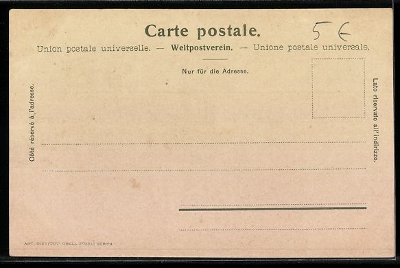 Cartoline postali: Rigi-Kulm, Abendstimmung am Hotel, Sch – Usato da Berlin venduto da bartko-reher 1