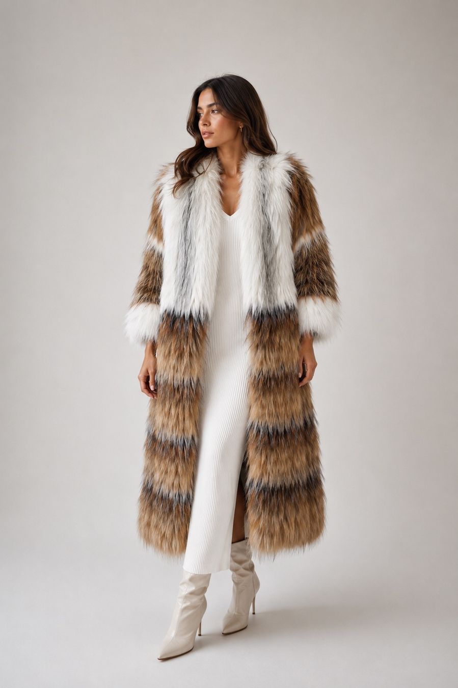 Cappotti: New Real Fur Long Coat – Nuovo (secondo la descrizione) da Corsier-sur-Vevey venduto da Kristina.Nova