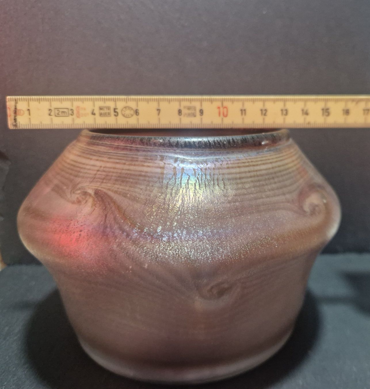 Vasi & Recipienti: Eisch Studioglas Vase Irisierend - Signiert – Usato da Winterthur venduto da Sadega 4