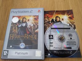 Spiel Der Herr der Ringe Rückkehr des Königs PS2 Platinum