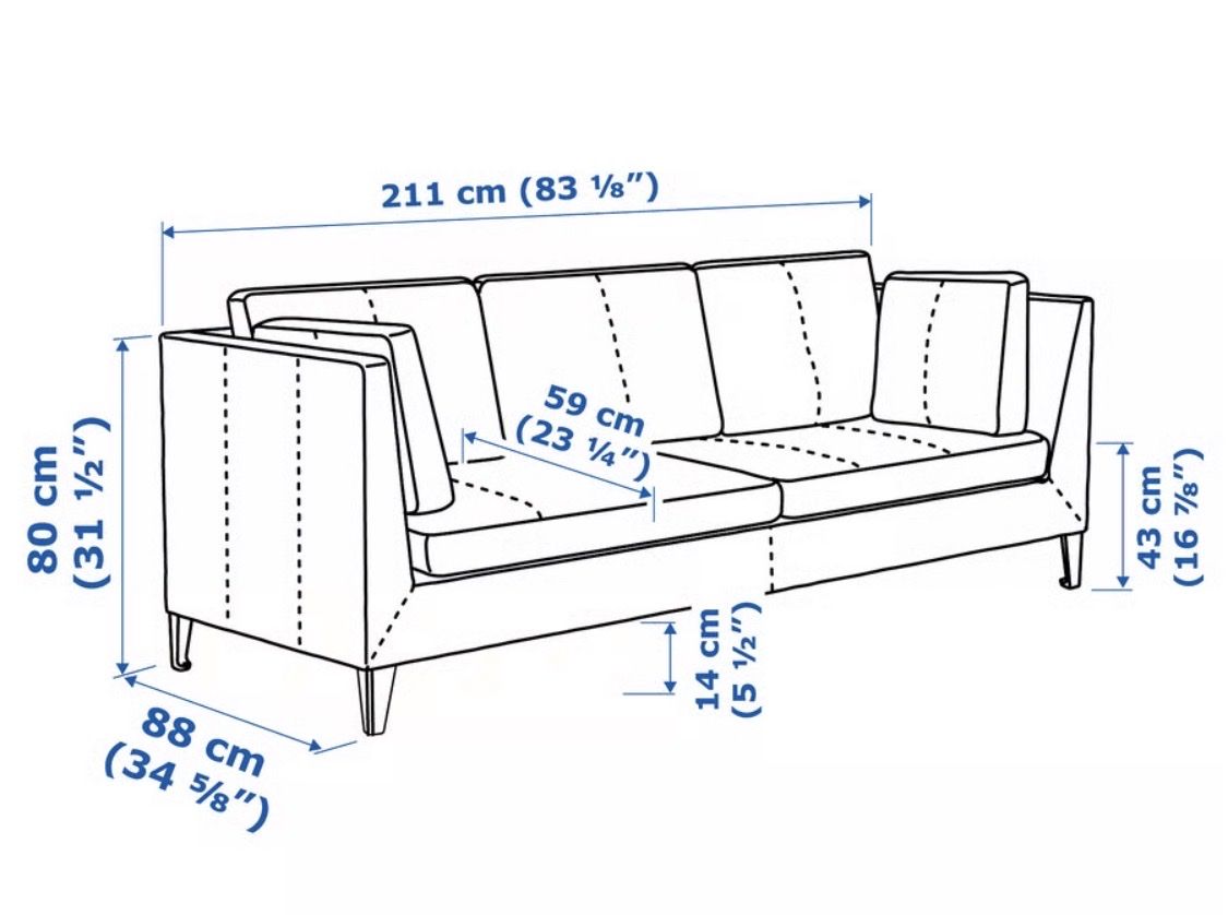 Ikea Divani: Ikea Stockholm Leder Sofa – Nuovo (secondo la descrizione) da Zürich venduto da kat_7fdr 1