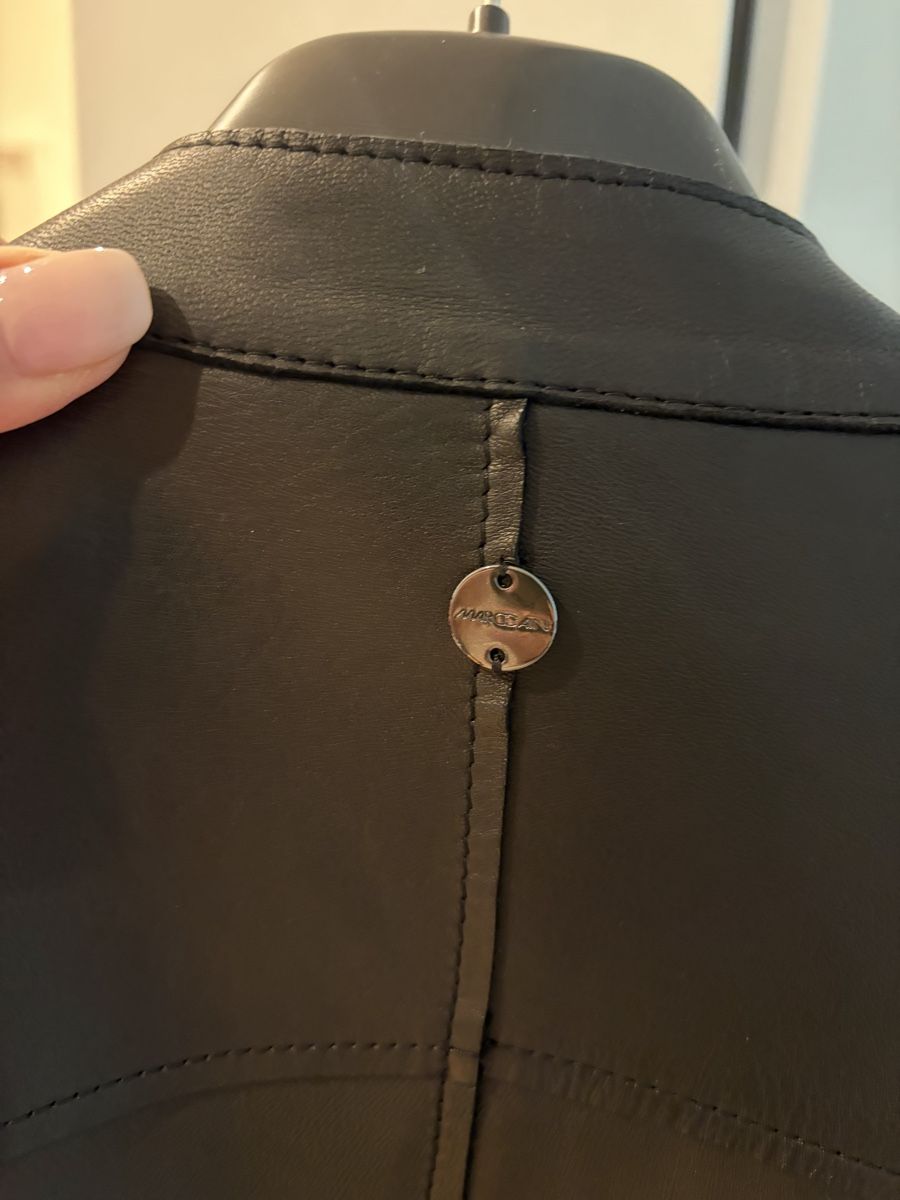 Marc Cain Giacche: Marccain Schwarze Lederjacke Größe 3 – Nuovo (secondo la descrizione) da Basel venduto da Cica22 4