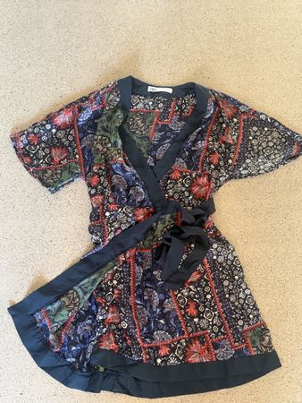 Robe portefeuille ZARA imprimée taille XS bon état