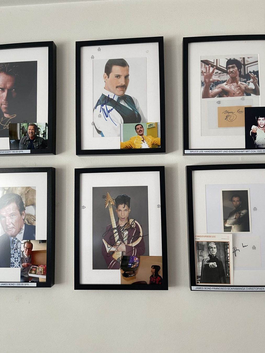 Autografi: Freddy MERCURY / ORIGINAL / TOP AUTOGRAMM / MIT RAHMEN – Usato da Egg b. Zürich venduto da Dbunny 2