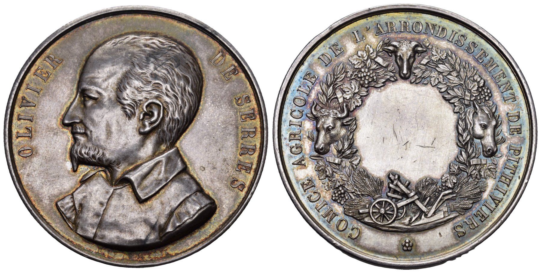 Medaillen: Oliver de Serres O.J 19.Jh – Gebraucht aus Bern von numismatictops