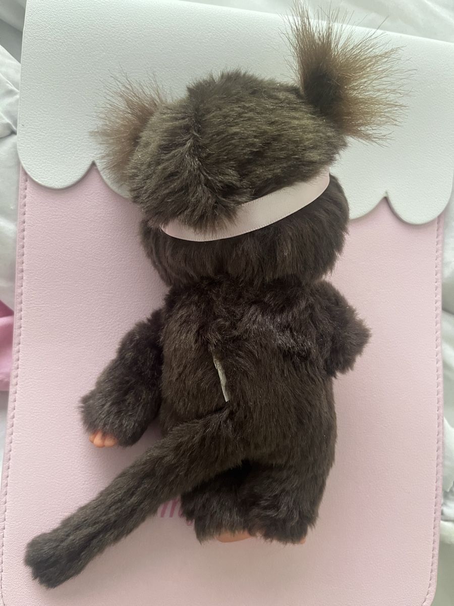 Statuette: Monchhichi Doll with pink ribbon – Usato da Le Grand-Saconnex venduto da Koko.hime_ 1