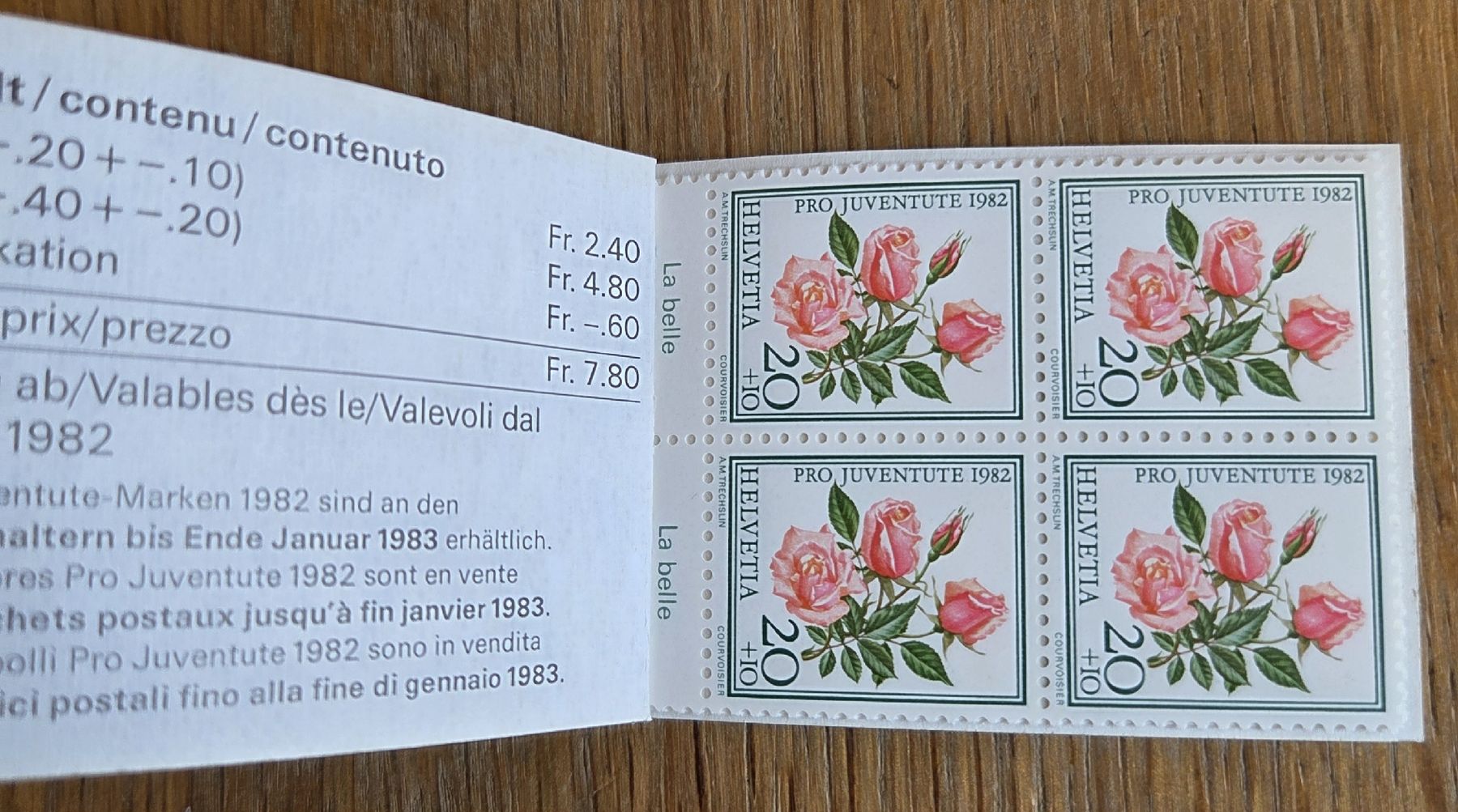 Tutti i francobolli: 4 Briefmarken-Heftchen Postfrisch – Usato da Stans venduto da Ducati16 4