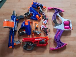 Nerf Sammlung 7 Stück Rampage Scout Firestrike Elite Rebelle