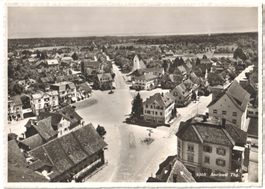 AMRISWIL: Flug-AK / Aussicht Kirchturm, Foto-AK Gross ~1940