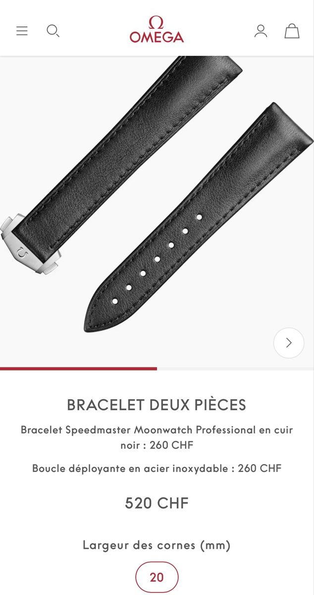 Omega Armbänder & -reifen: Bracelet Omega Speedmaster – Neu und originalverpackt aus Bern von yannick.ldr 2