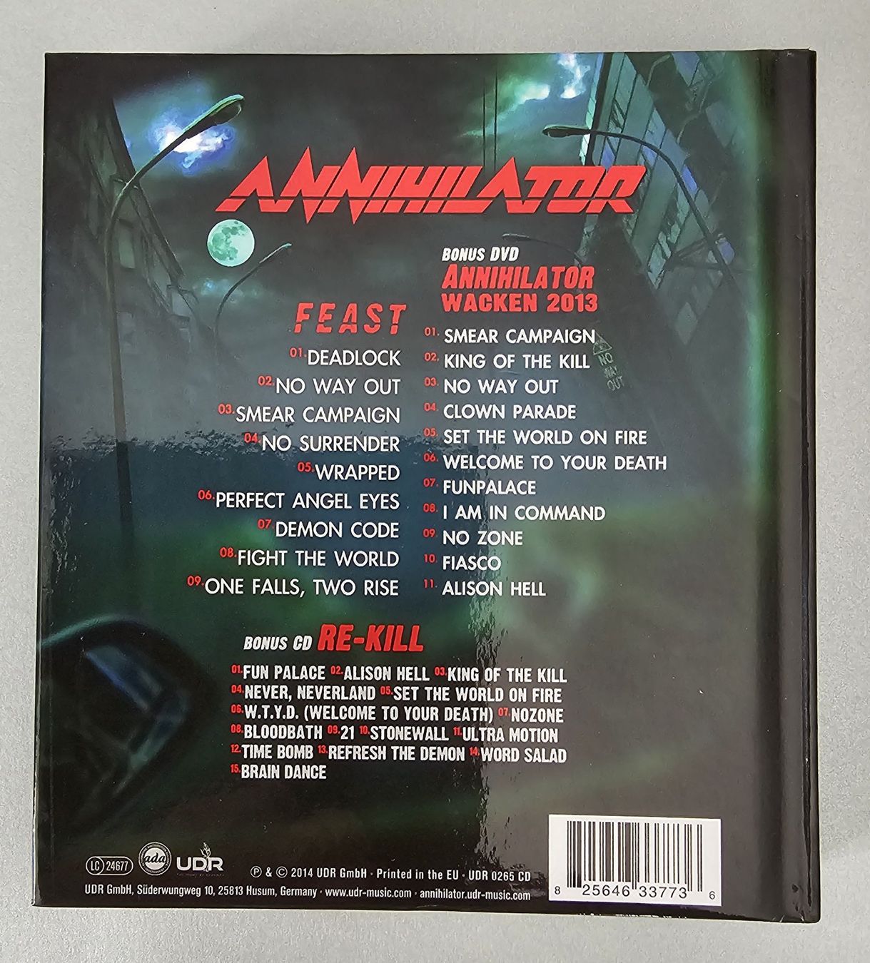 CD: Annihilator - Feast - MediaBook- Special Limited Edition – Nuovo (secondo la descrizione) da Lenzburg venduto da Pa_hcs 1