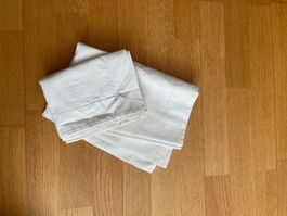 2 Kopfkissenbezüge La Redoute weiss 50x65 cm guter Zustand
