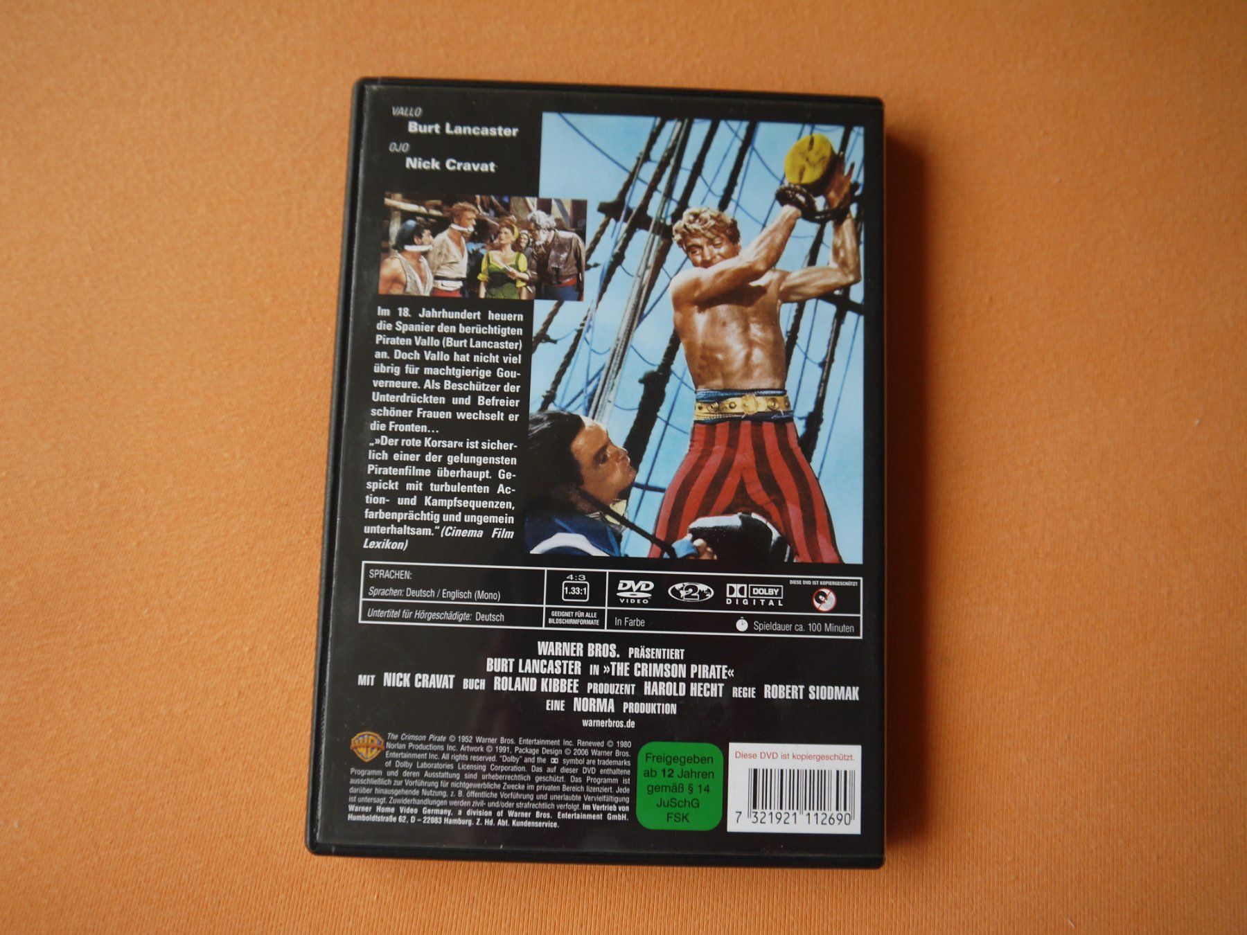 Tutti i DVDs: Der Rote Kosar(1952)-Burt Lancaster – Usato da Hagendorn venduto da Blaf 1