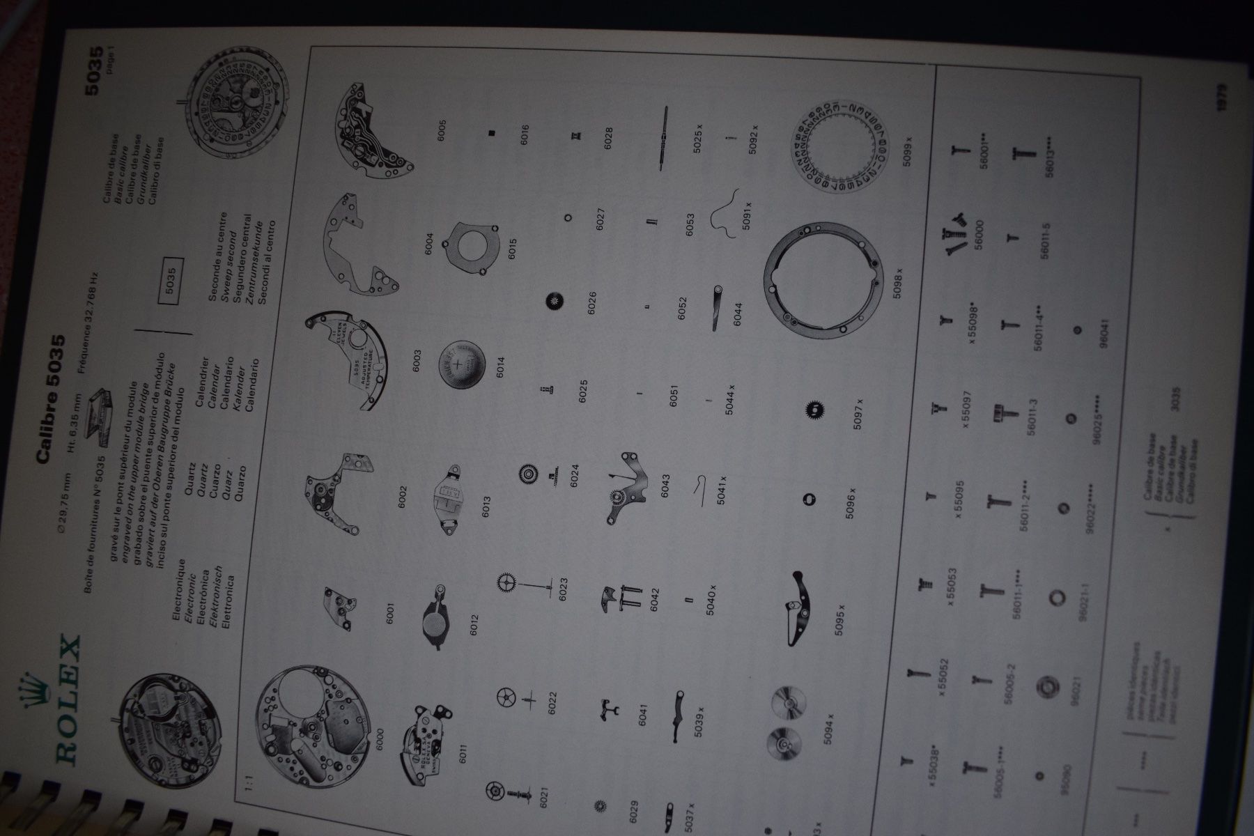 Libri: Rolex Ersatzteilkatalog – Nuovo (secondo la descrizione) da St-Légier-Chiésaz venduto da Antichorloge 7