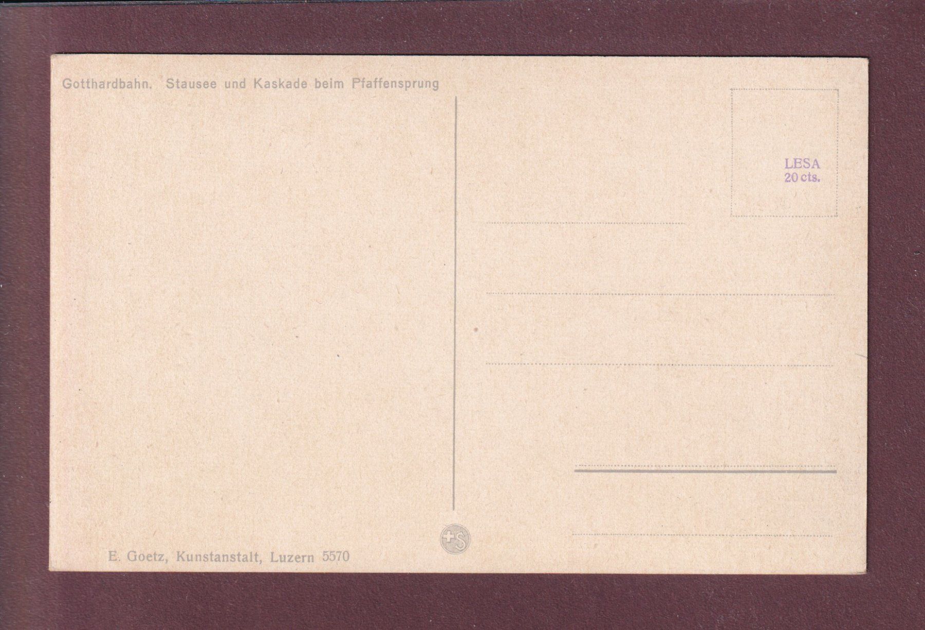 Cartoline postali: PFAFFENSPRUNG - Stausee - Kaskade – Usato da Pully venduto da nicecards 1